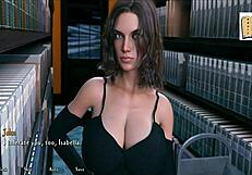 passionate kissing with isabella in the library chick route