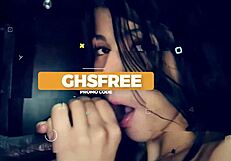 Hot brunette craves cocks in her throat