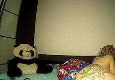 naughty russian girl, why do you fuck your tattooed ass with that dildo on webcam?