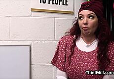 Fucking big tit milf housewife on action cam