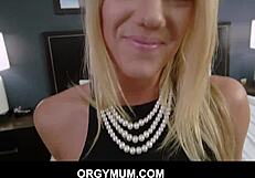 Stepmom candice dare deals with cheating husband by spending time with stepson