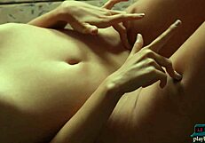 Calypso Muse Undresses In Lingerie For Striptease