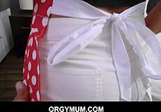 Stepmom candice dare deals with cheating husband by spending time with stepson