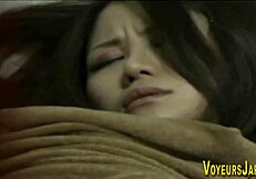 Hairy Pussy Japanese Babe Fingers Herself