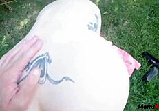 damn, outdoor taboo fuck with redhead stepmom lauren phillips is intense!