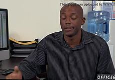 Gay Sex in HR Meeting: Wood Straight Video