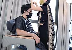 I'm the horny indian barber during this interview