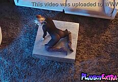 petite naked blondie anna claire clouds posing in sexy boots