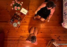 mistress april, the fierce dominatrix, delivers anal punishment in prison