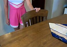 i spent time with my teen cheerleader stepdaughter at home