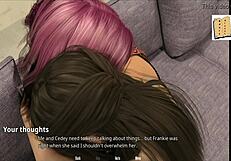 Racheal's erotic shared secret in adult visual novel Wvm 109