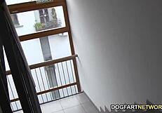 Lara Latex craves and devours massive black cock hard.