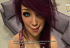 Racheal's erotic shared secret in adult visual novel Wvm 109