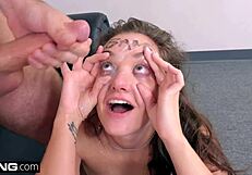 Bang Casting - Gia Paige Gets Her Throat Worked Hard