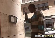 Lara Latex craves and devours massive black cock hard.