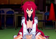 rias gremory masters banging like a pro in hs dxd roleplay