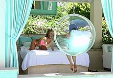 Hot lesbian scene with Nicole Aniston and her co-stars