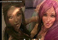 Racheal's erotic shared secret in adult visual novel Wvm 109