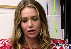 Milf Suspect Moans Riding Officer's Dick