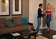 hey, why’s this thick stepmom fucking me instead of letting me date, huh?