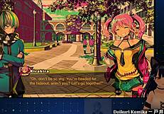 this stylish chainsaw girl is giving a blowjob during a fight! 😈