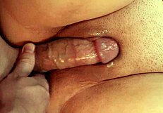 Watch this sweet teen get her pussy fucked hard and creampied!