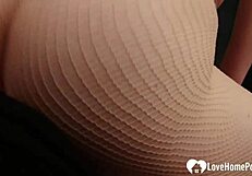 girlfriend with pigtails in pov homemade scene