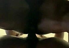 I watch this teen eagerly take my big black cock