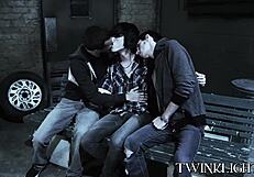 Three Young Gays Make Out Before Anal Pounding