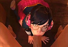 Anime Hentai Blowjob With Big Tits