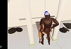 i enjoy the hentai scene of anal sex in the gym with a big ass