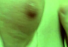 Close up nipple play with big tits sucking