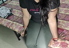 Tight pussy licked before monster cock creampie in desi jija-sali hardcore. Hindi talking adds spice.
