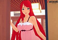 Kushina Uzumaki Get Fucked And Sarada Uchiha Get Jealous?