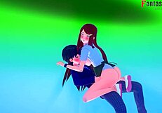 Kushina Uzumaki Get Fucked And Sarada Uchiha Get Jealous?