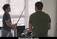 Stepmoms Swapping Needy Stepsons In Wild Group Orgy - Momswitch