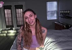 Innocent Looking Coed Nina Nova Takes Mr. Brogan's Cum Deeply Inside Her