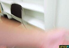 watching a teenage babe get banged doggystyle in pov