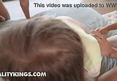 Yo, Tommy King gets naughty with Ricky Johnson and Mazee the Goat in community fun!