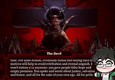 Gay man bangs devil in hell cartoon deepthroat