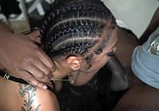 Porsha Carrera in Ebony Gangbang