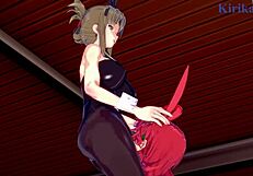 Festenia Muse and Chitose Kisaragi Engage in Intense Lesbian Play