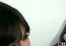 Two Teens Passionately Suck In Their First Taboo Family Competition