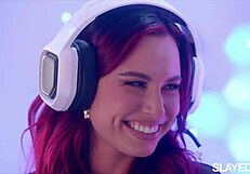slayed gamer-girl aidra fox can't resist playtime with avery black