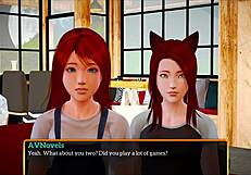 Teen Brunette's Bold Family Game with Big Tits and Ass, intense milf action in my new family series.