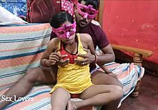 अरे वाह, जवान इंडियन वाइफ की टाइट गांड को जोरदार चोदा गया!