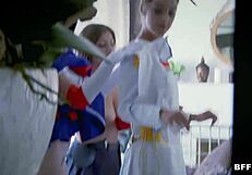 Teen Cosplay Queens Share Big Cock