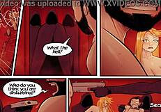 Emotional threesome with robot sex dolls