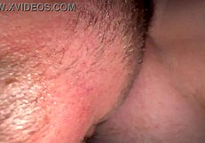 guy eats girlfriend out, making her cum twice while sucking every drop from her wet pussy