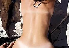 Quick sex with hot teen 18+ on public beach - pov fucking?